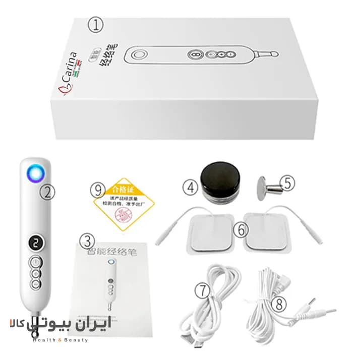 قلم طب سوزنی و ماساژور کارینا مدل LR407 — تصویر ۴