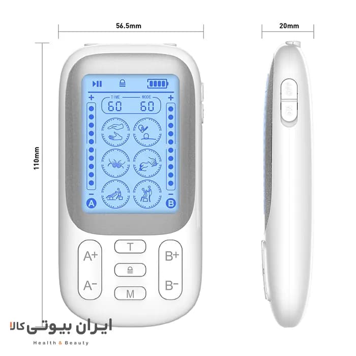 دستگاه فيزيوتراپى و تنس عضلانی کارینا مدل AS9020 — تصویر ۷
