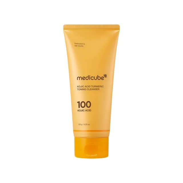 شوینده روشن‌کننده و تونینگ Medicube Kojic Acid Turmeric Toning Cleanser حجم 120 گرم — تصویر ۲