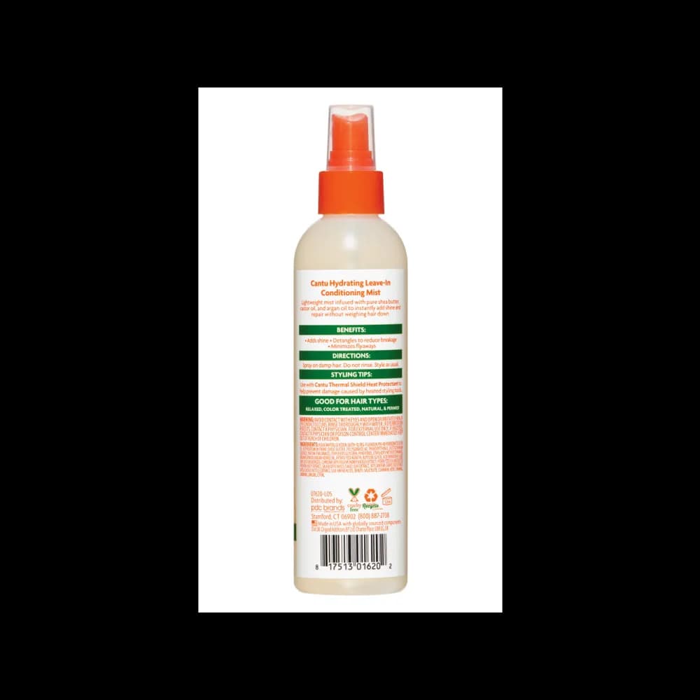 اسپری نرمکننده و آبرسان بدون آبکشی Cantu Hydrating Leave-In Conditioning Mist — تصویر ۷