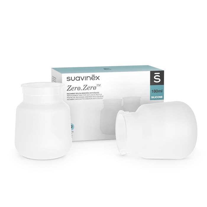 سیلیکون یدکی یک عددی شیشه شیر 180 میل Zero-Zero سواوینکس Suavinex — تصویر ۳
