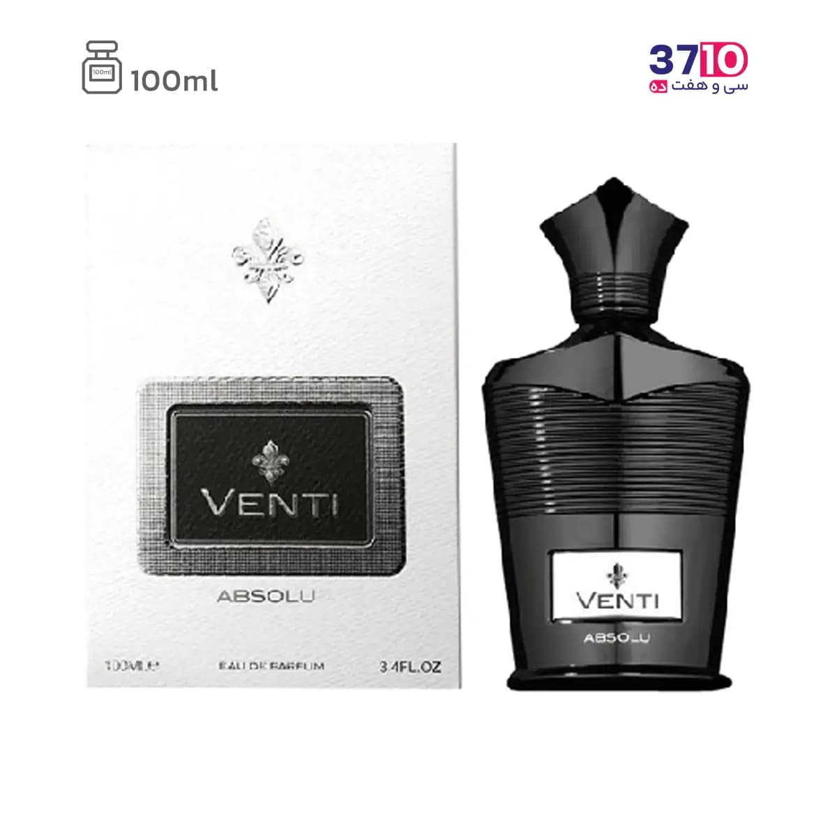 ادوپرفیوم مردانه ونتی ابسولو فراگرنس VENTI ABSOLU حجم 100 میلی لیتر — تصویر ۱۰