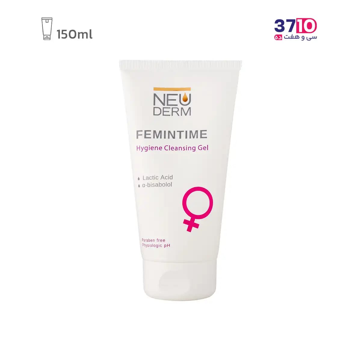 ژل بهداشتی بانوان نئودرم مدل Femintime حجم 150 میلی لیتر