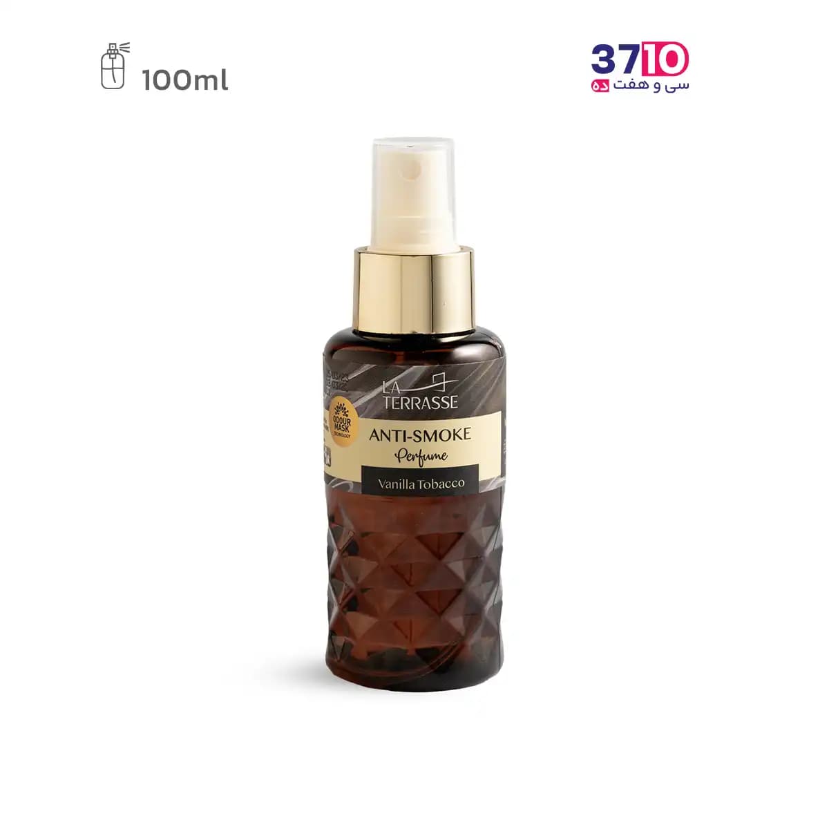 اسپری خوشبو کننده هوا آنتی اسموک پرفیوم لاتراس مدل Vanilla Tobacco حجم 100 میلی لیتر
