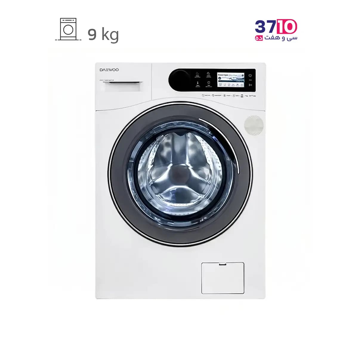 ماشین لباسشویی دوو DAEWOO مدل LM-9170W سفيد سری شیم پلاس هوشمند IOT — تصویر ۲