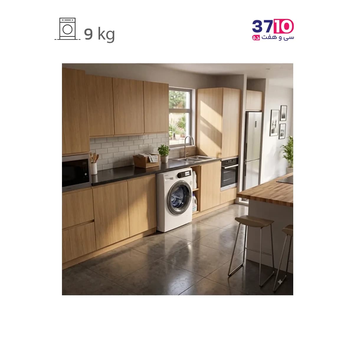 ماشین لباسشویی دوو DAEWOO مدل LM-9170W سفيد سری شیم پلاس هوشمند IOT — تصویر ۴
