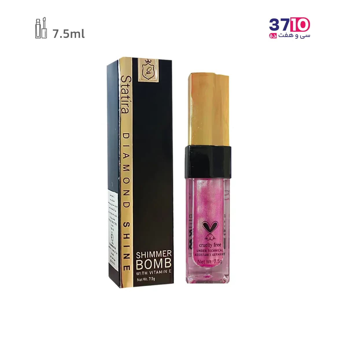 رژ لب مایع شایمر بمب استاتیرا Statira شماره 615 — تصویر ۶