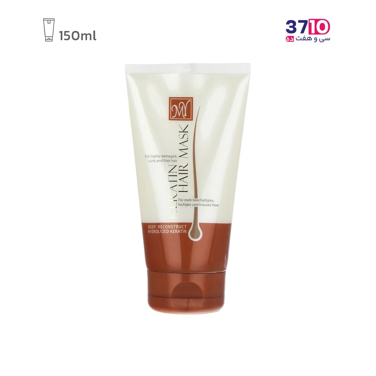 ماسک مو تیوپی کراتینه مای مدل KERATIN حجم 150 میلی لیتر