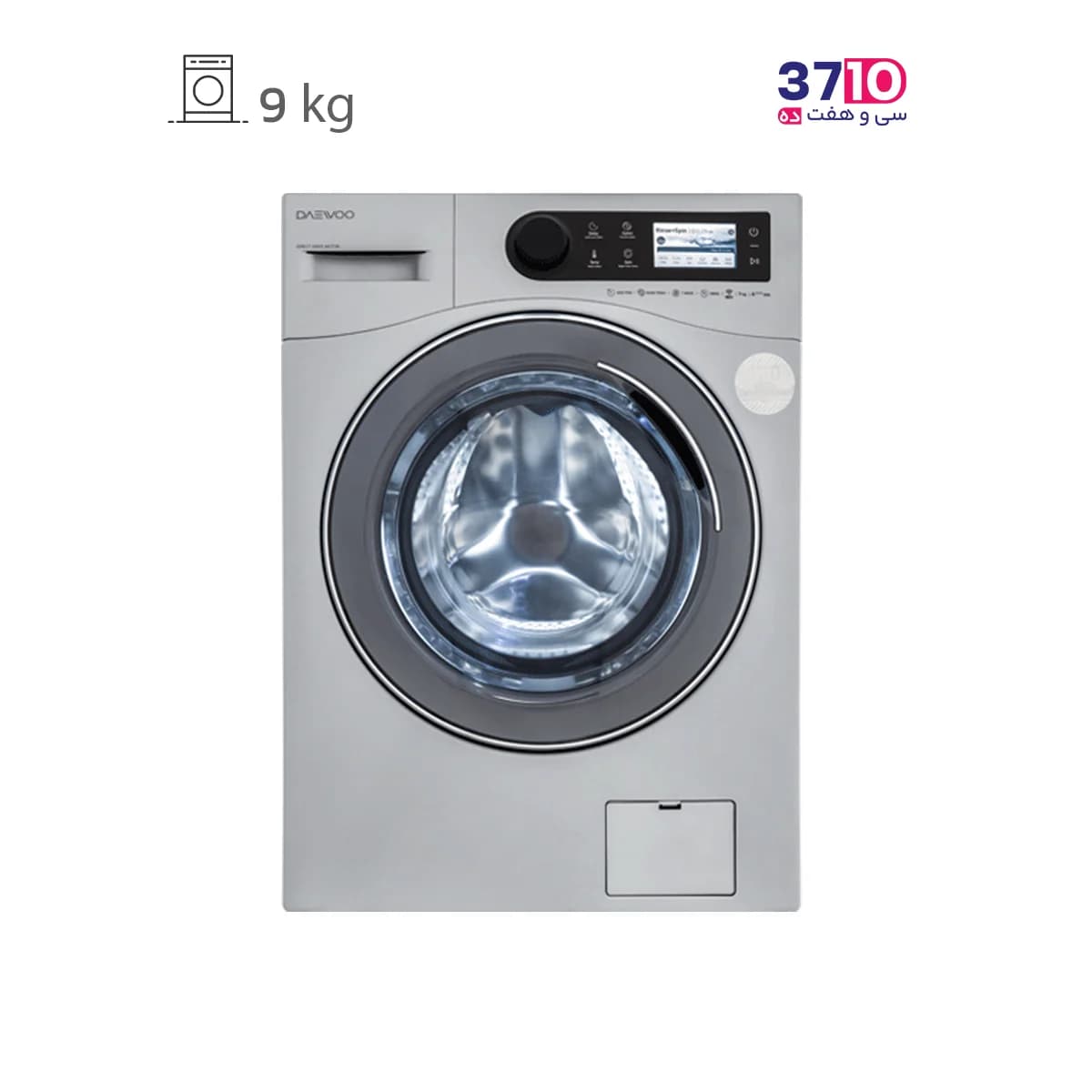 ماشین لباسشویی دوو DAEWOO مدل LM-9170S نقره اى سری شیم پلاس هوشمند IOT