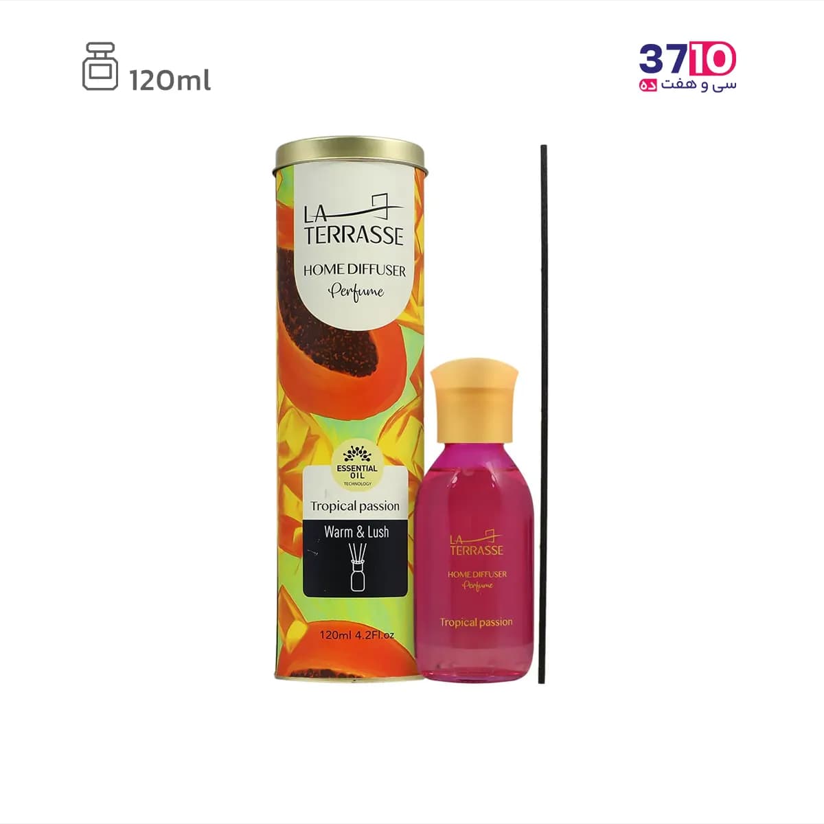 عطر خانه لاتراس مدل تروپیکال پشن Tropical Passion حجم 120 میلی لیتر