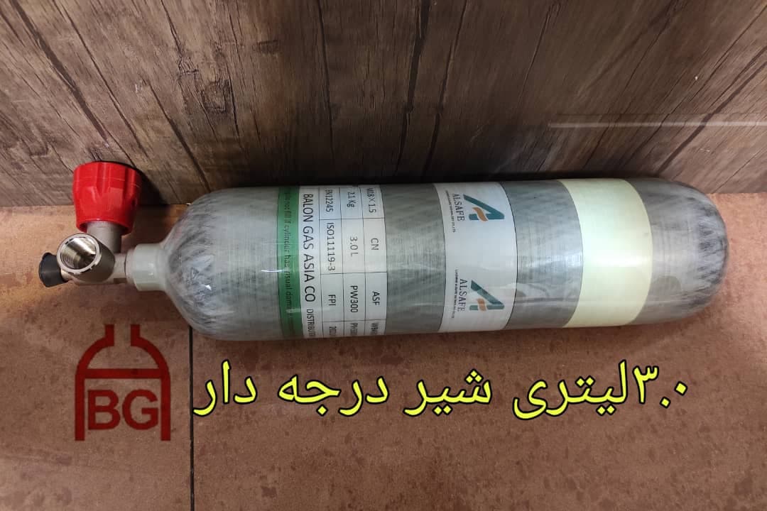 کپسول کمپوزیت ۳ لیتری مانومتردار
