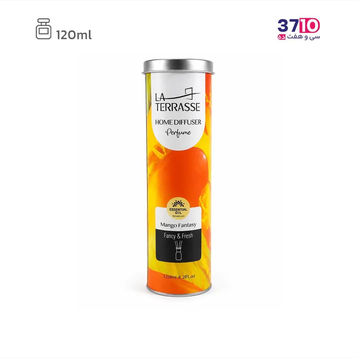 عطر خانه لاتراس مدل مانگو فانتازی Mango Fantasy حجم 120 میلی لیتر — تصویر ۴