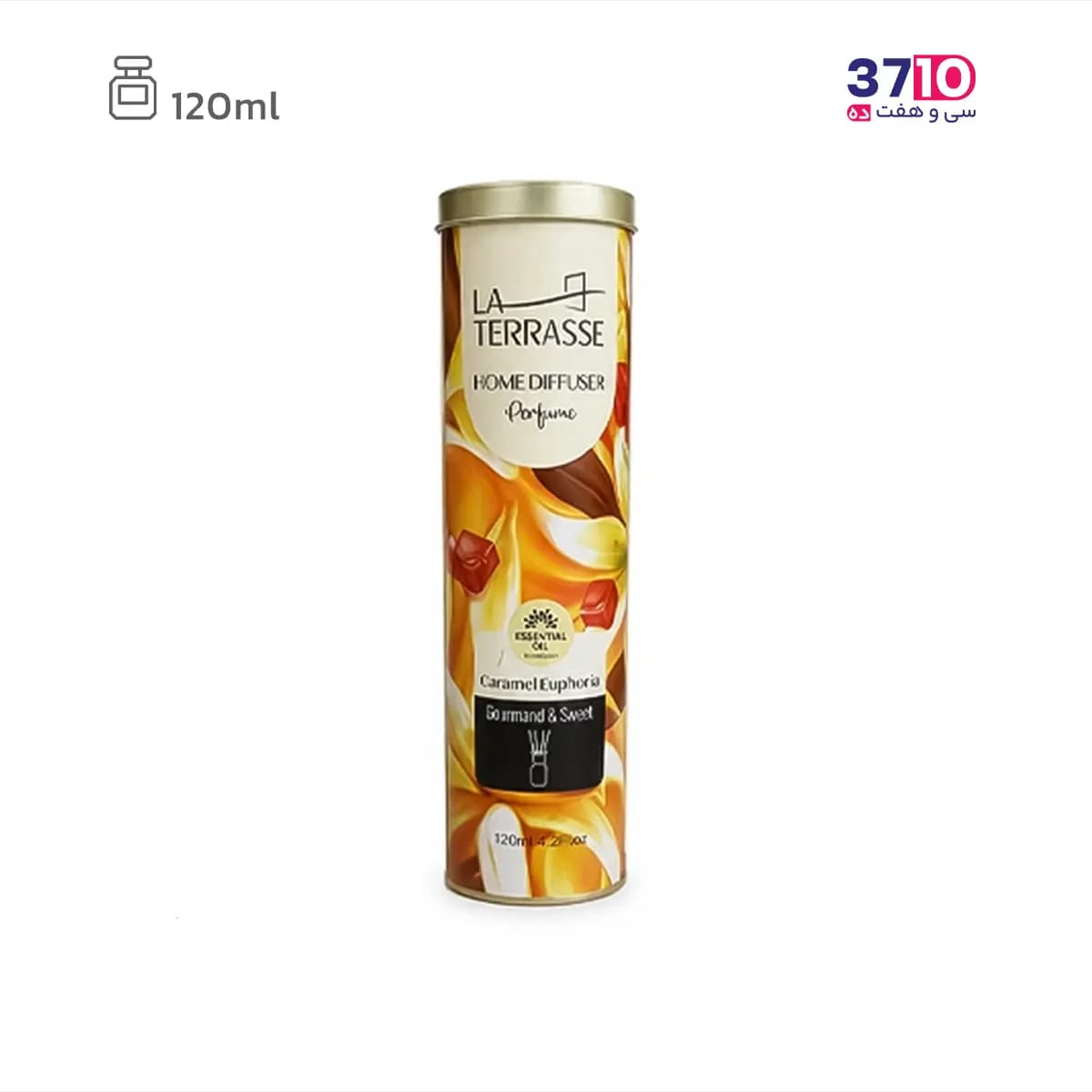 عطر خانه لاتراس مدل کارامل ایفوریا Caramel Euphoria حجم 120 میلی لیتر