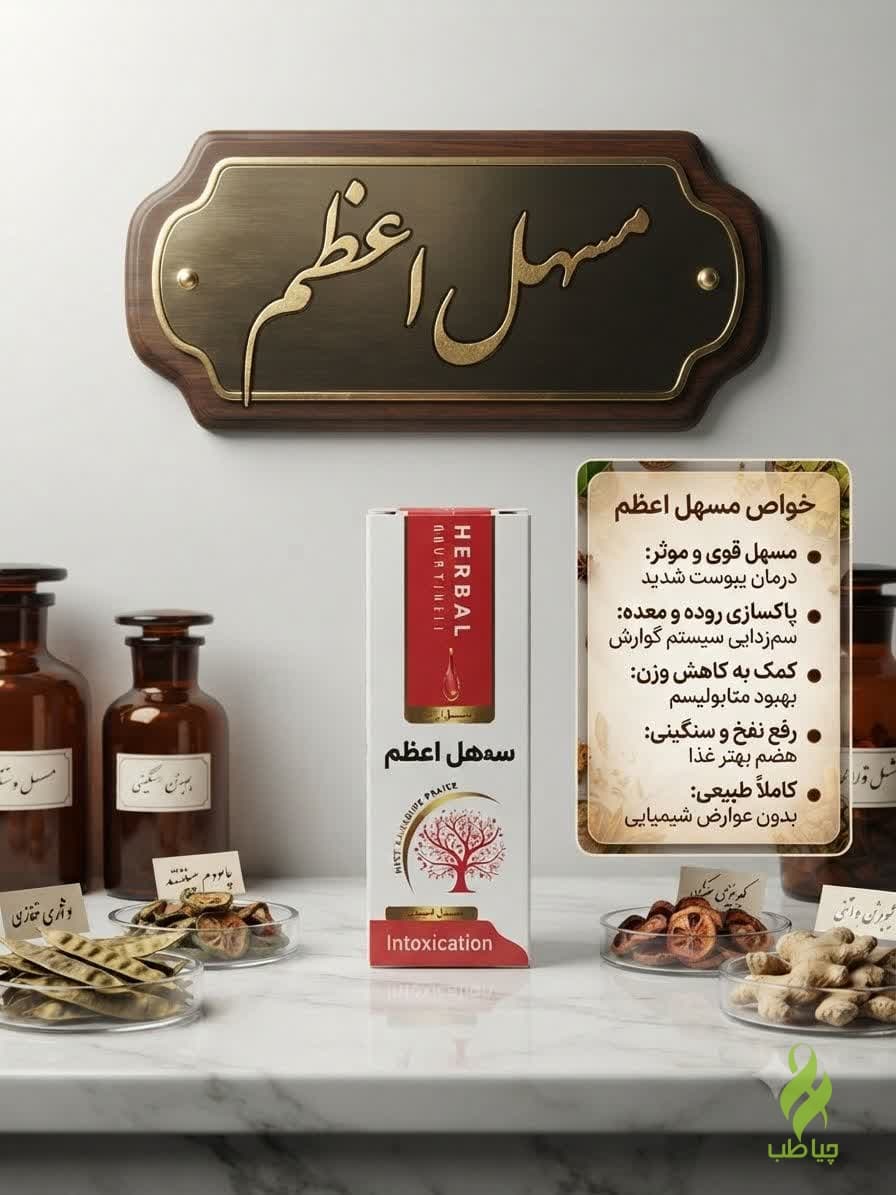 قطره مسهل اعظم دکتر خیراندیش ( مسهل قوی و رفع نفخ )