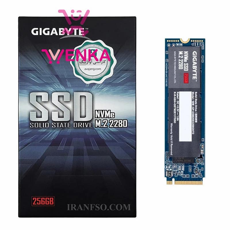 هارد SSD لپ تاپ 256 گیگابایت Gigabyte M.2-2280 NVMe گارانتی آواژنگ — تصویر ۳
