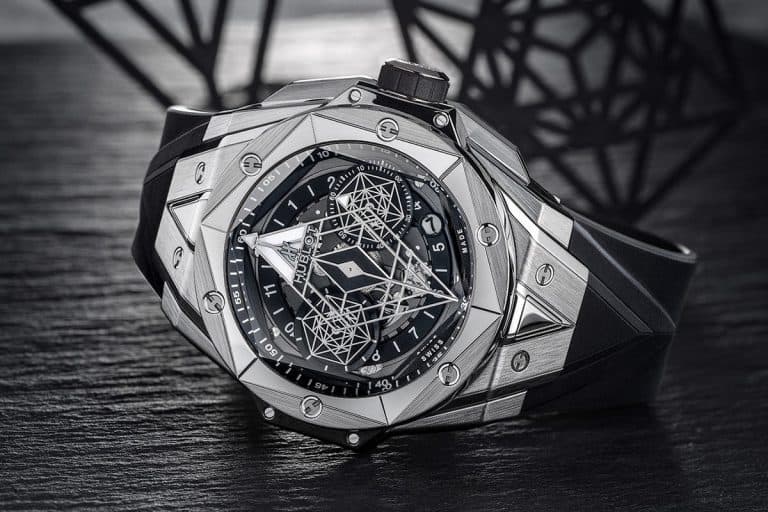 ساعت مچی هابلوت کهکشانی Hublot Unico Sang Bleu ll Diamonds 2335Q — تصویر ۸