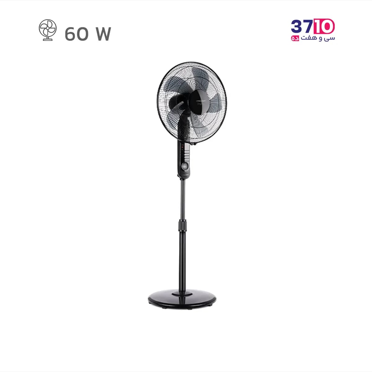 پنکه پایه بلند وینسنت VINCENT مدل SF3360/01 کنترل دار مشکی — تصویر ۷
