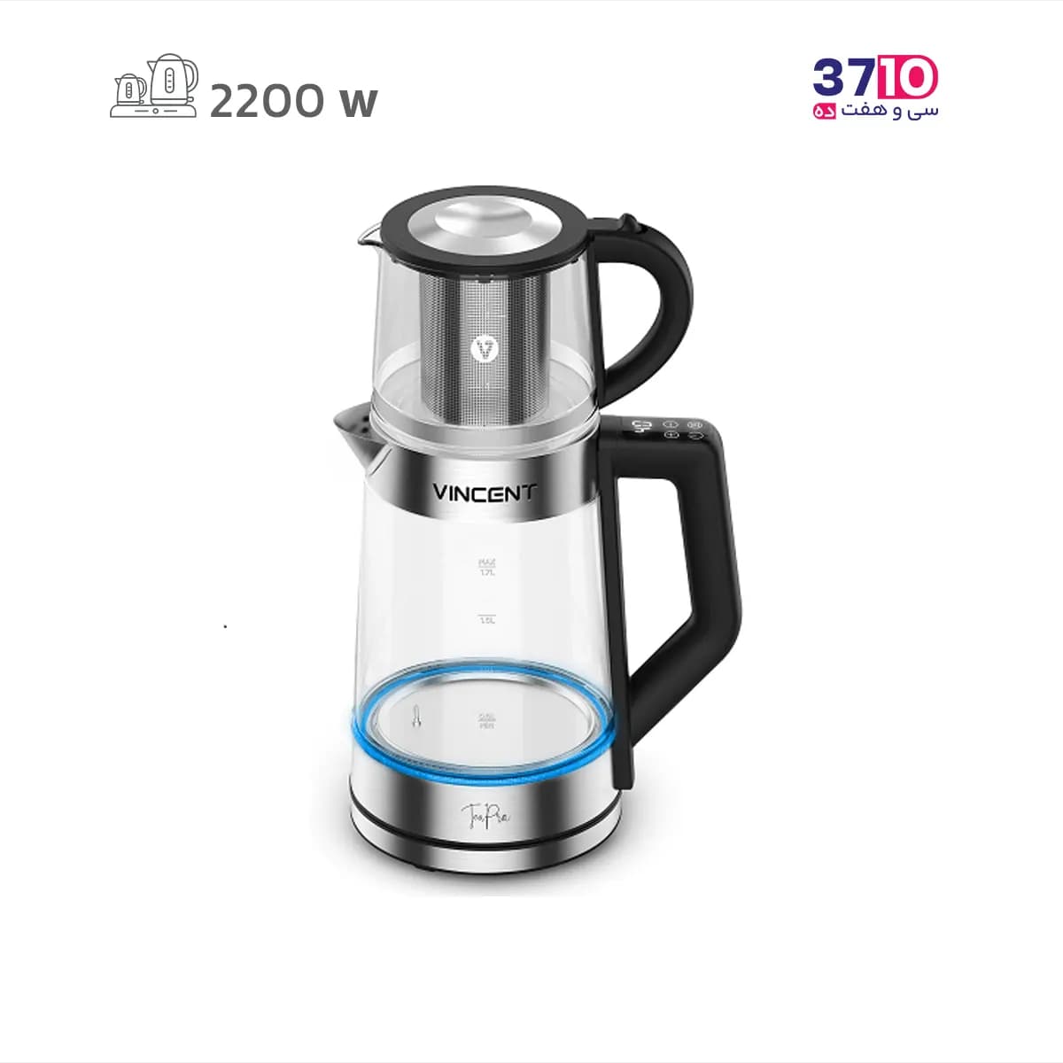 چای ساز وینسنت VINCENT مدل TM5522/05 — تصویر ۲