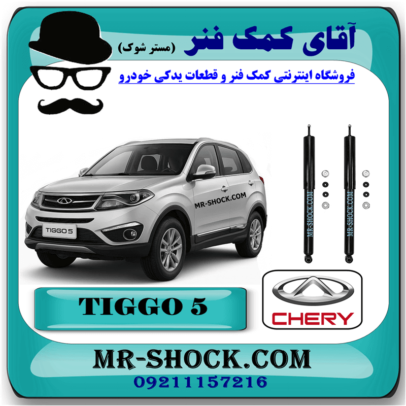 کمک فنر عقب چری تیگو 5 برند ساخت چین (گازی-روغنی) با بهترین کیفیت