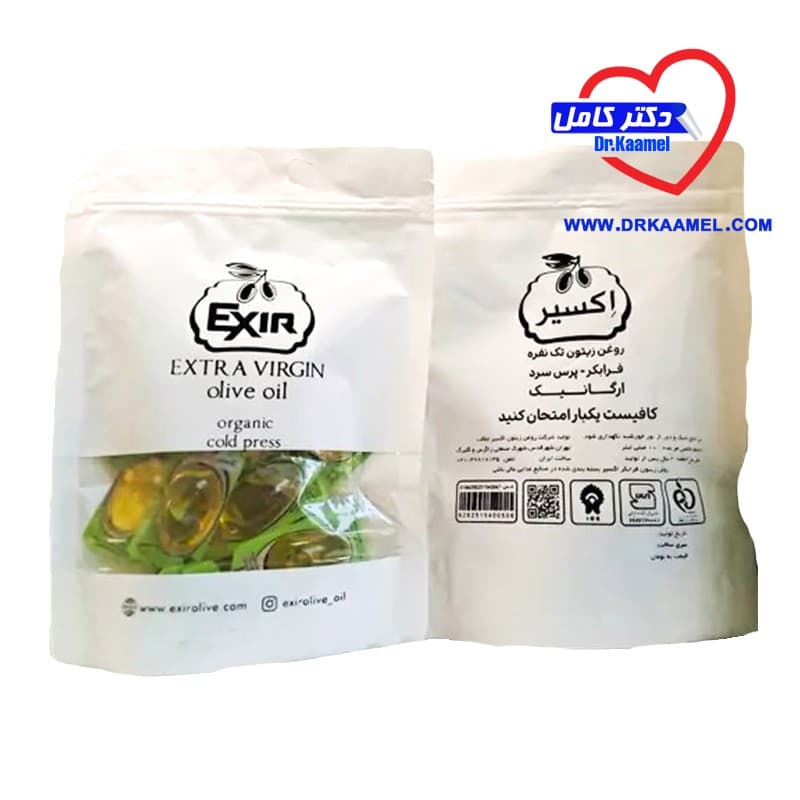 روغن زیتون تک نفره 10 گرمی اکسیر (بسته 10 عددی) — تصویر ۳