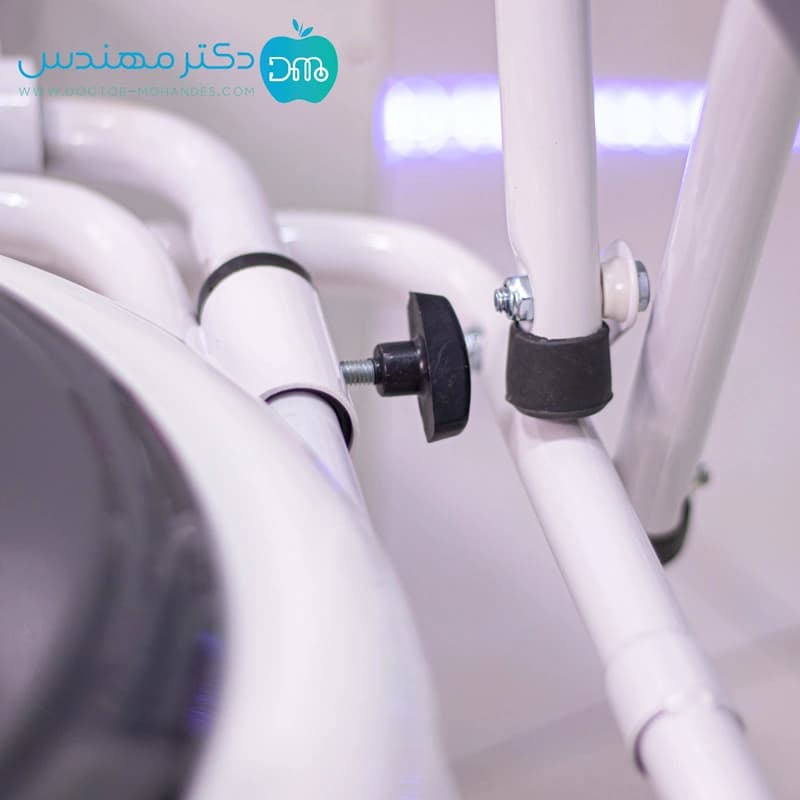 توالت فرنگی تاشو دیواری آسانا دسته دار+قیف تاشو — تصویر ۹