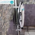 توالت فرنگی تاشو دیواری آسانا دسته دار بدون قیف — تصویر ۳