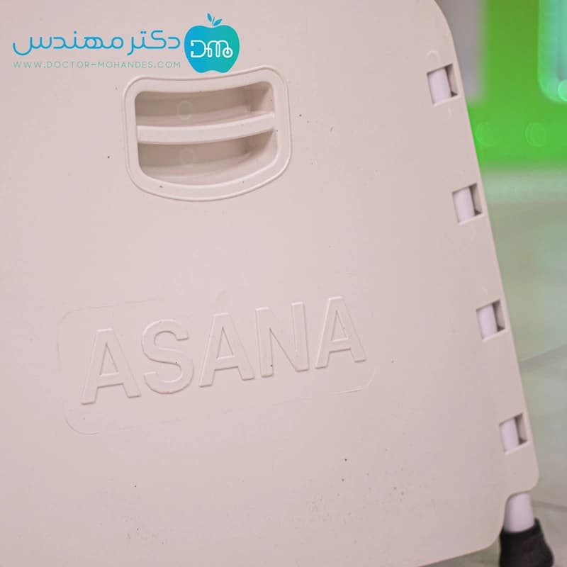 توالت فرنگی تاشو دیواری آسانا دسته دار بدون قیف — تصویر ۹