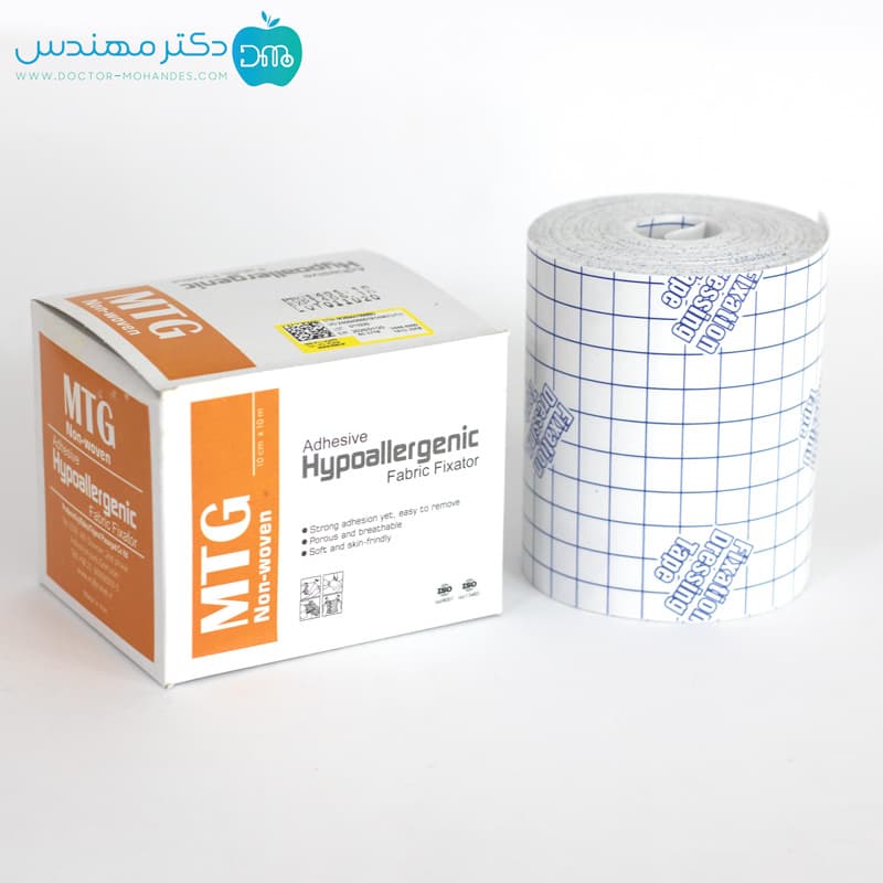 چسب پانسمان حصیری رولی 10 سانت برند MTG — تصویر ۳