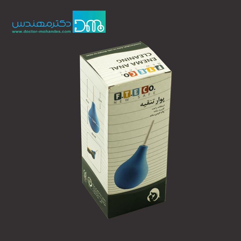 پوار تنقیه رکتال بزرگسال (دوش مقعدی) FTECO — تصویر ۷
