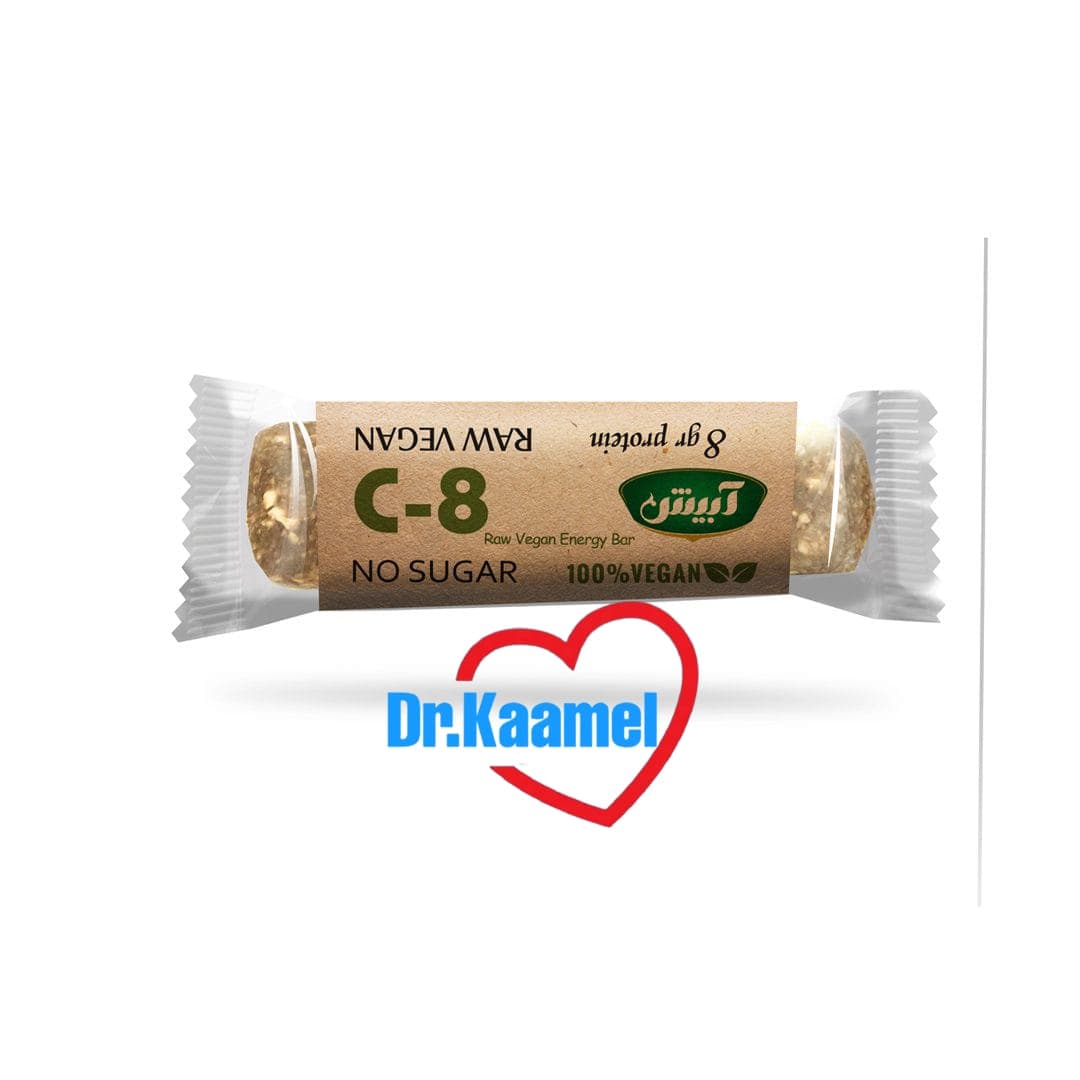 پروتئین بار c-8 آبیش بسته 24 عددی