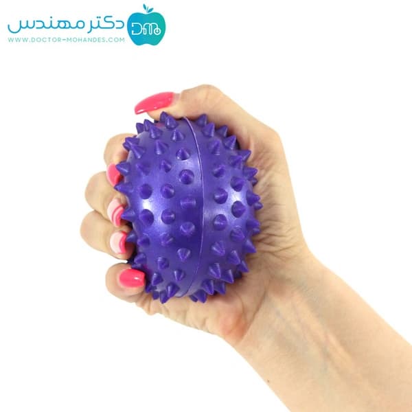 توپ فیزیوتراپی دست ماساژوری متوسط