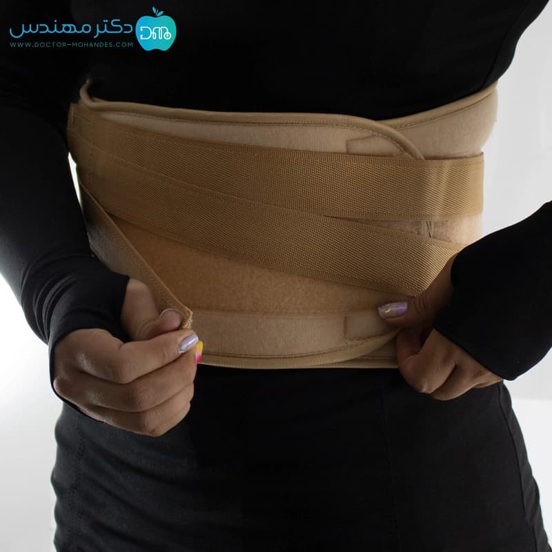 کمربند طبی قرقره ای سماطب کد 4042 — تصویر ۶