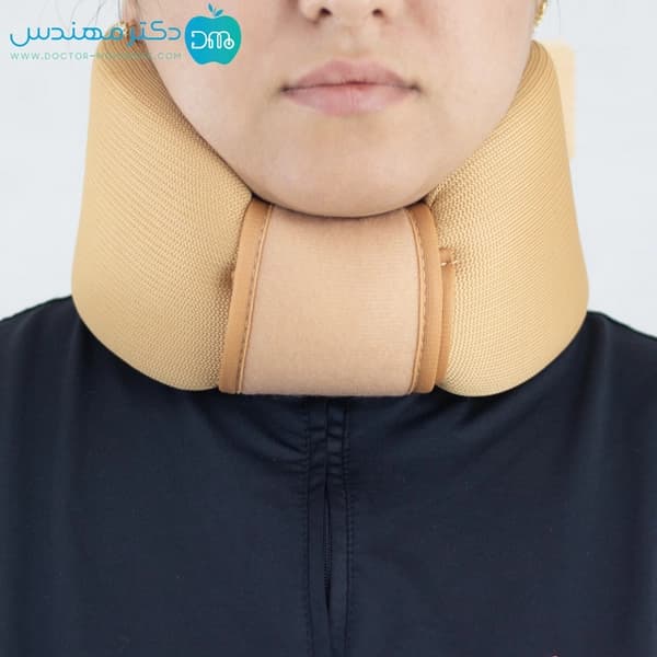 گردنبند طبی نرم قابل تنظیم سماطب کد 1023 — تصویر ۹