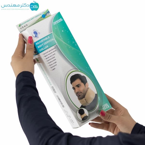 گردنبند طبی نرم قابل تنظیم سماطب کد 1023 — تصویر ۱۰