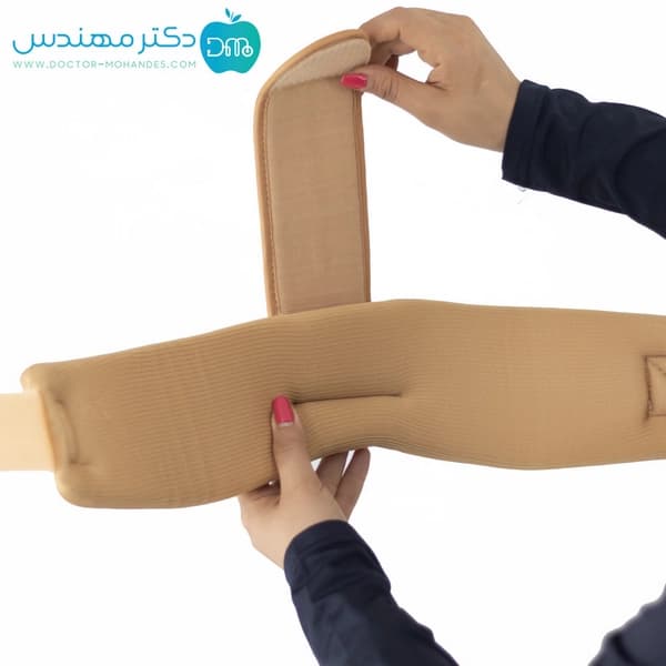 گردنبند طبی نرم قابل تنظیم سماطب کد 1023 — تصویر ۷