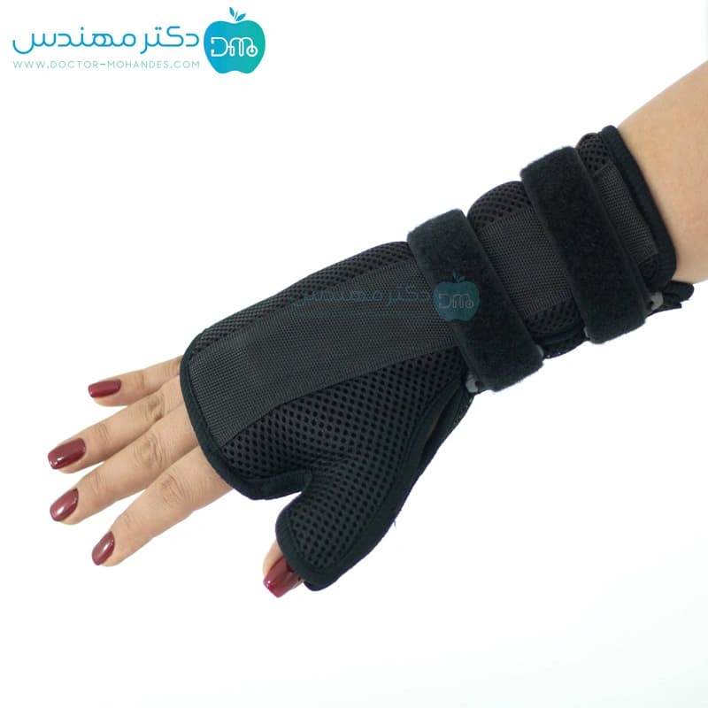 مچ بند آتل دار با پارچه سه بعدی سماطب کد 2012 — تصویر ۳