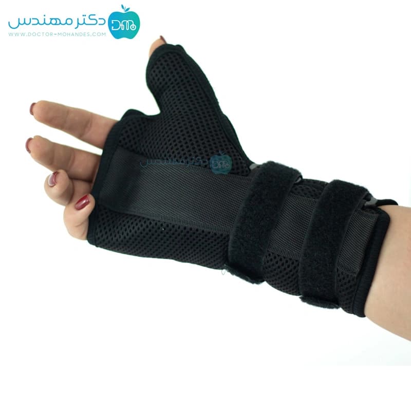 مچ بند آتل دار با پارچه سه بعدی سماطب کد 2012 — تصویر ۲