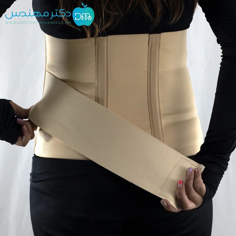 شکم بند با کش دوبل (رقابتی) کد 4039 — تصویر ۷