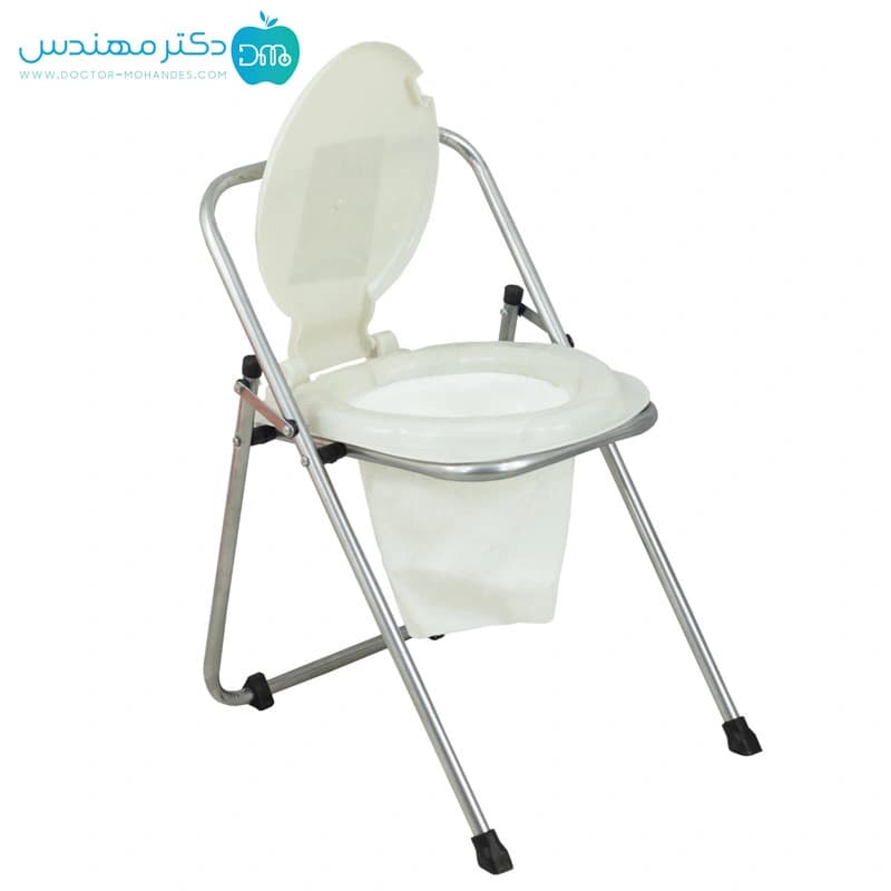 توالت فرنگی سیار تاشو گالوانیزه با قیف ژله ای تاشو — تصویر ۲