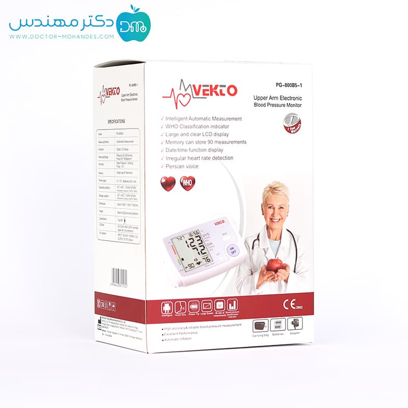 فشارسنج دیجیتال وکتو مدل PG800B5 — تصویر ۲