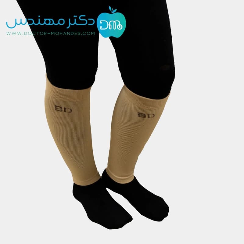جوراب واریس بدون کفی زیر زانو BD سما طب کد 7016