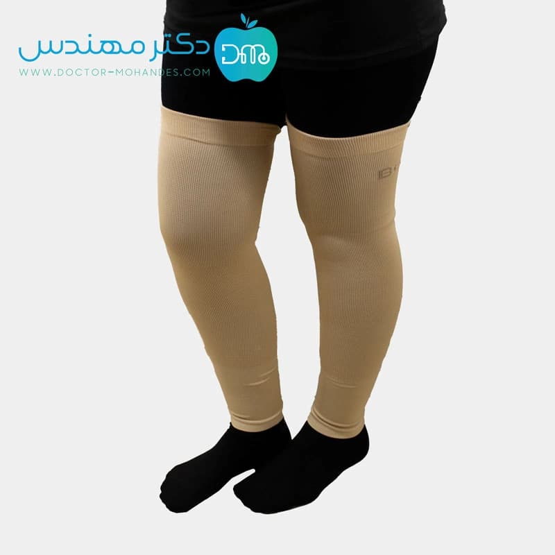 جوراب واریس مدل BF (بدون کفی بالای زانو) سما طب 7016
