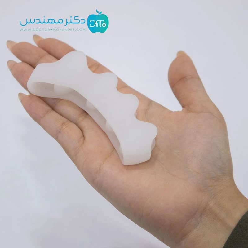 پد ژله ای هالوکس والگوس پنج انگشتی سما طب کد 6058 — تصویر ۱۲
