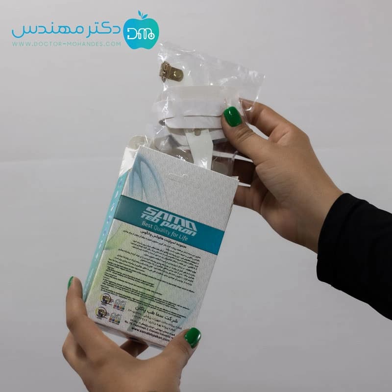 مجموعه اسپلنت هالوکس والگوس پای راست با لا انگشتی سیلیکونی سما طب کد6027 — تصویر ۸