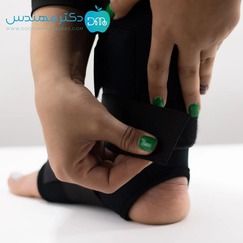 قوزک بند آتل دار نئوپرن سماطب کد 6026 — تصویر ۱۱