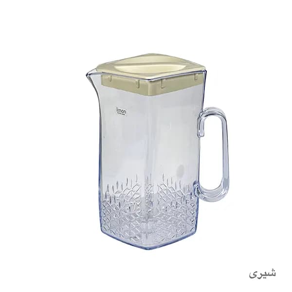 پارچ 2 لیتری 4 گوش کریستالی لیمون — تصویر ۷