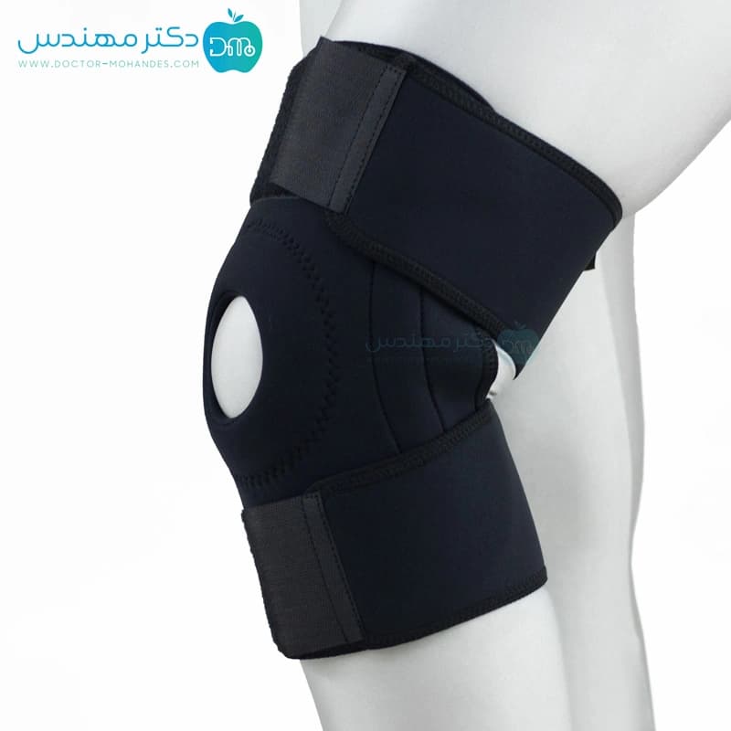 زانوبند قابل تنظیم نئوپرن سماطب کد 5021 — تصویر ۷