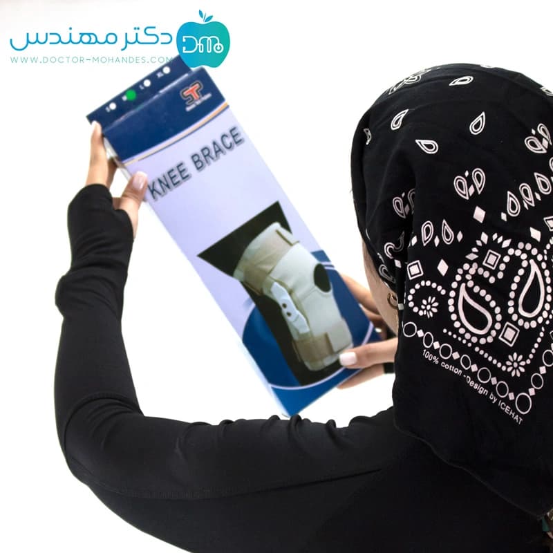 زانوبند مفصل دار کشی سماطب کد 5012 — تصویر ۸