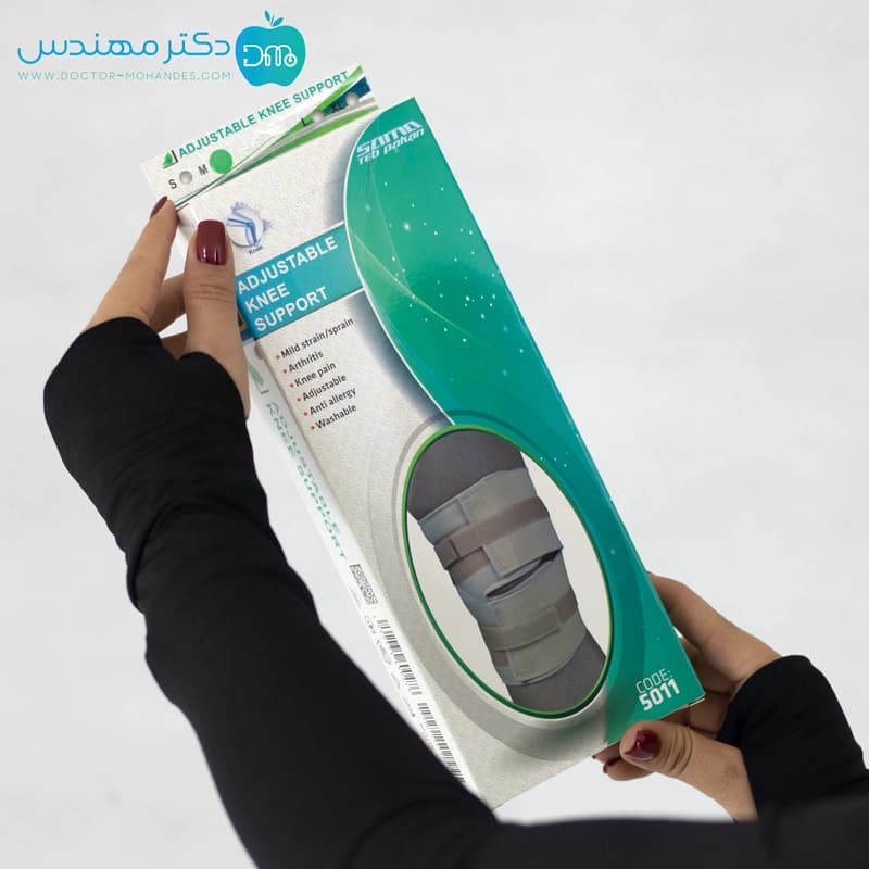 زانوبند قابل تنظیم کد 5011 — تصویر ۳