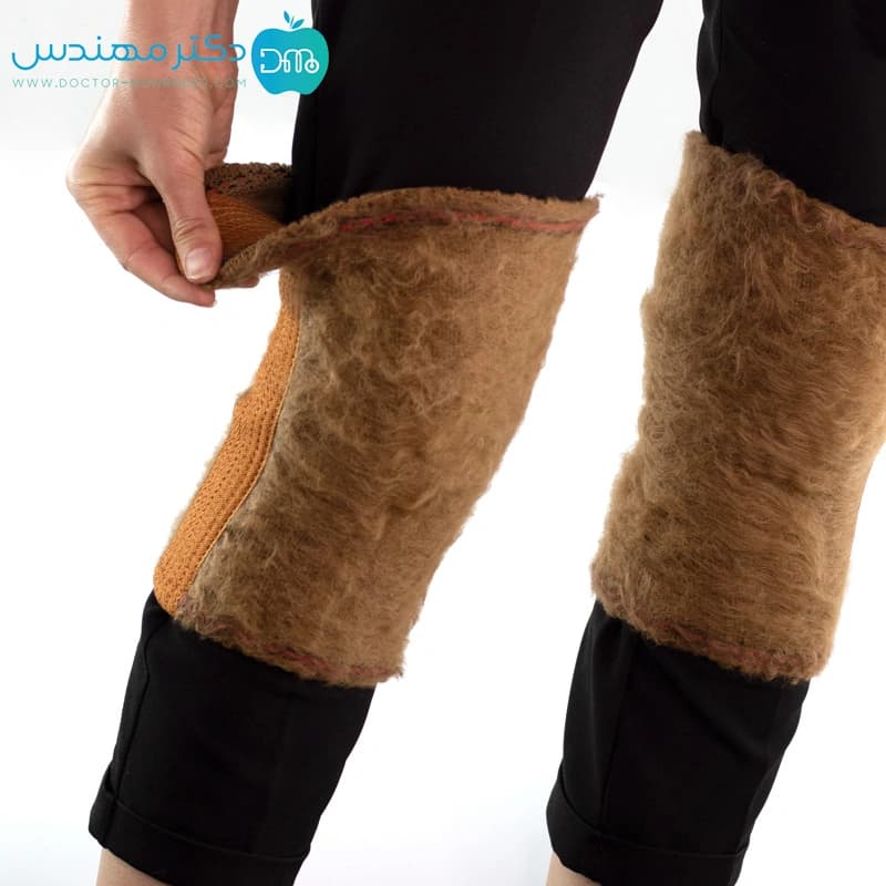 زانوبند پشم شتری سما طب کد4033 — تصویر ۵